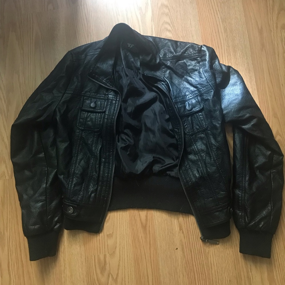 leather jacket